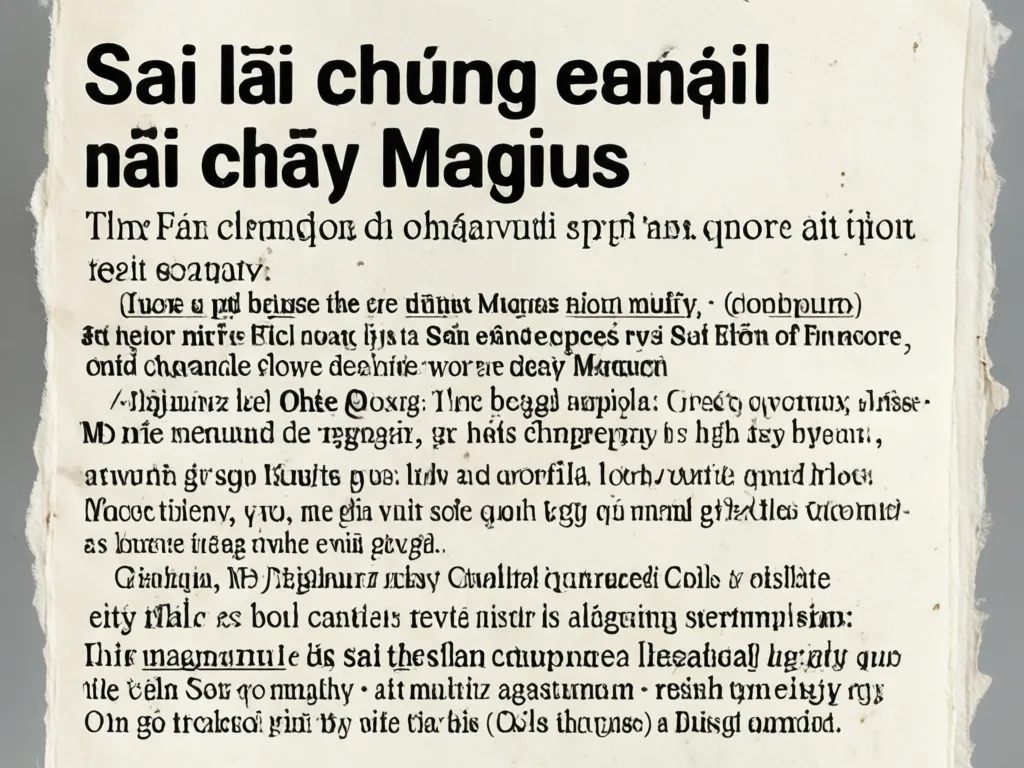Sai lầm khi chơi Magius